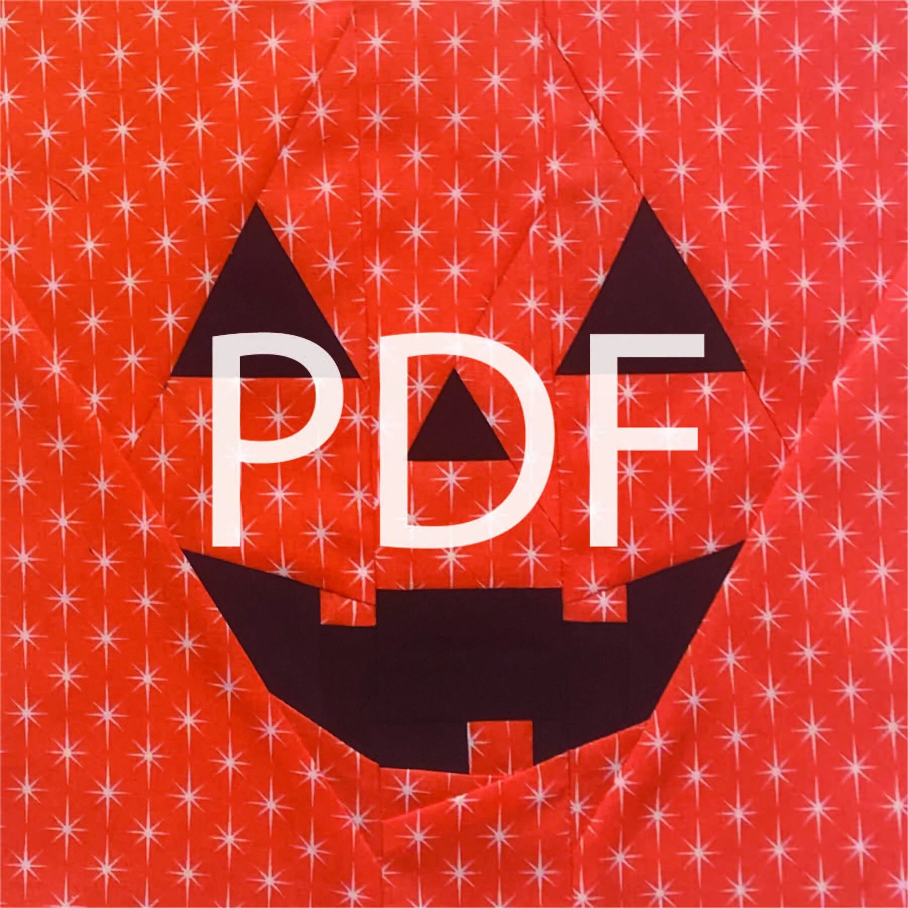 The Violet Craft Jack O'Lantern Block