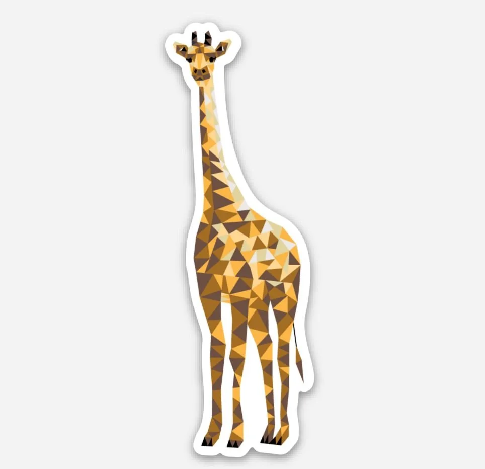 The Giraffe Abstractions Sticker