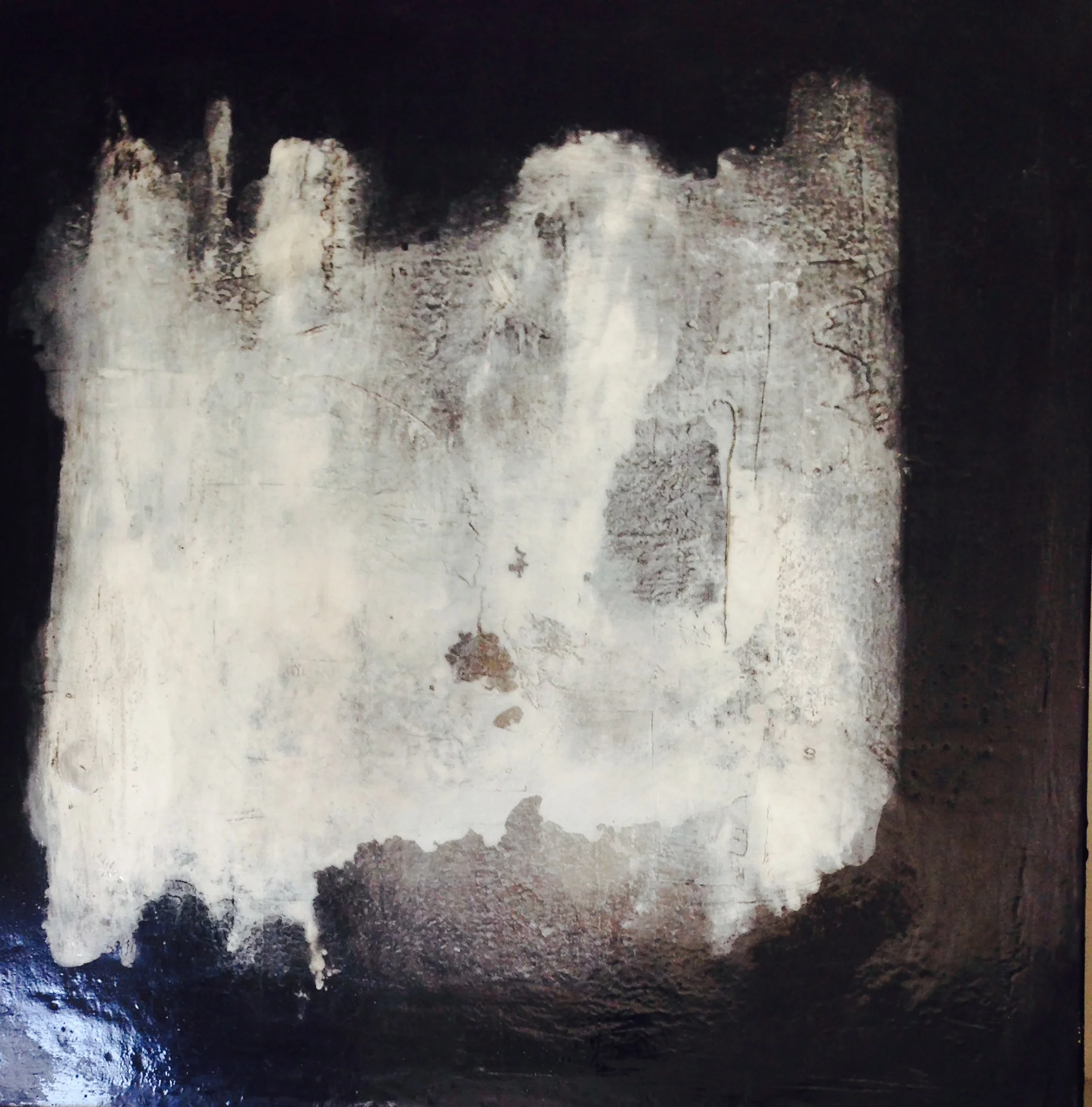  #060614     24 x24  mixed media on canvas  by lorraine pennington       