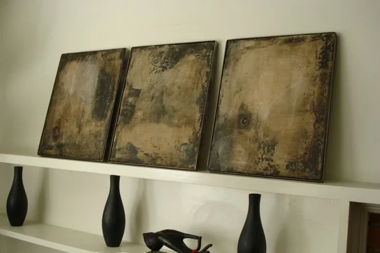  16 x 21  mixed media on canvas with steel frame  call for pricing  by lorraine pennington 