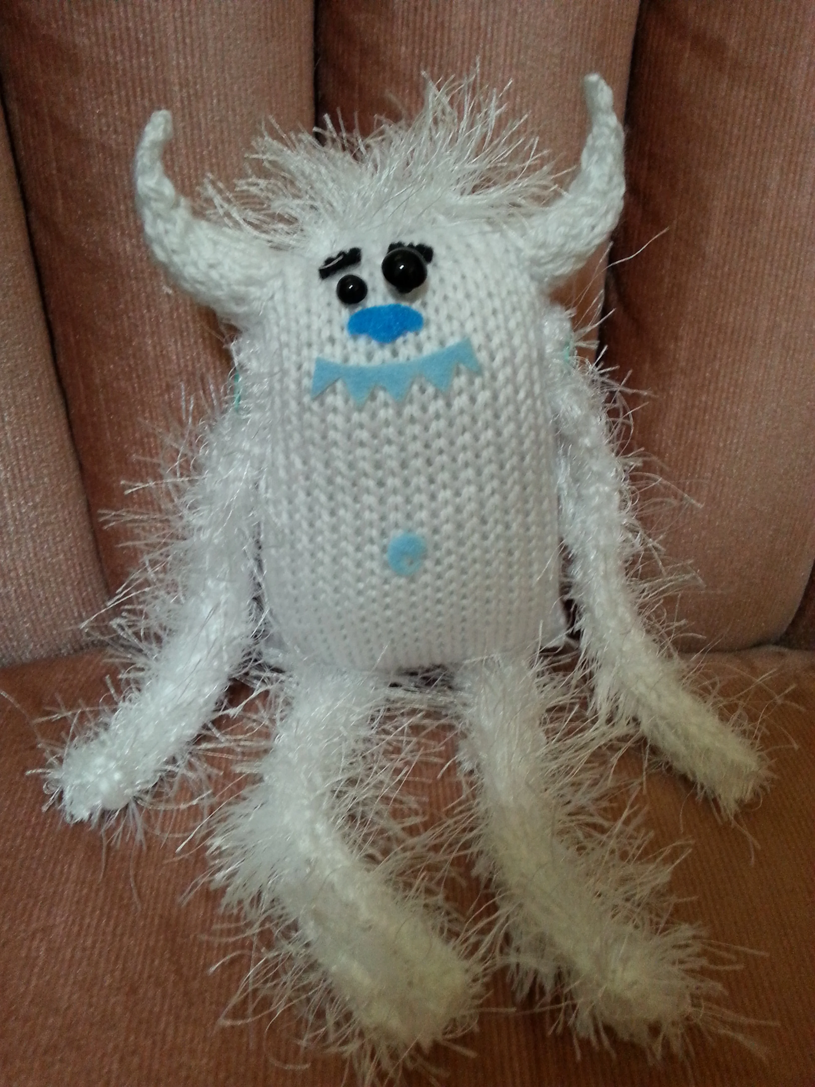 Knitted Yeti Monster