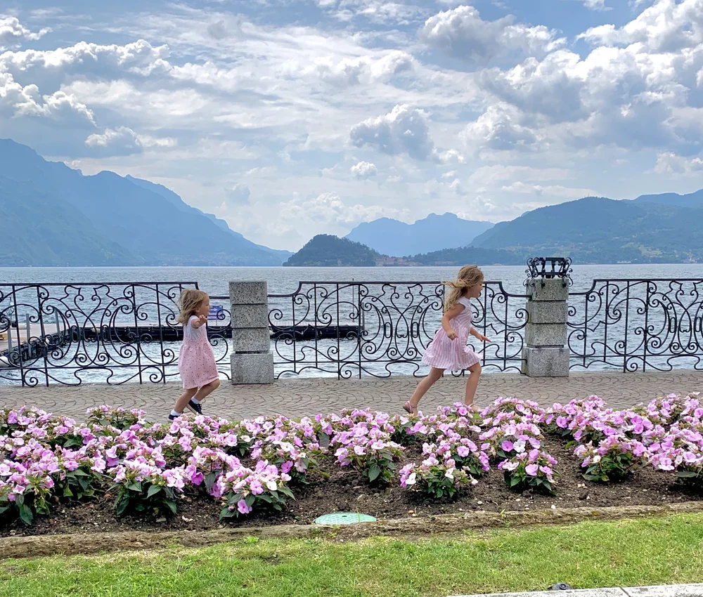 Bianca and Allegra in Menaggio