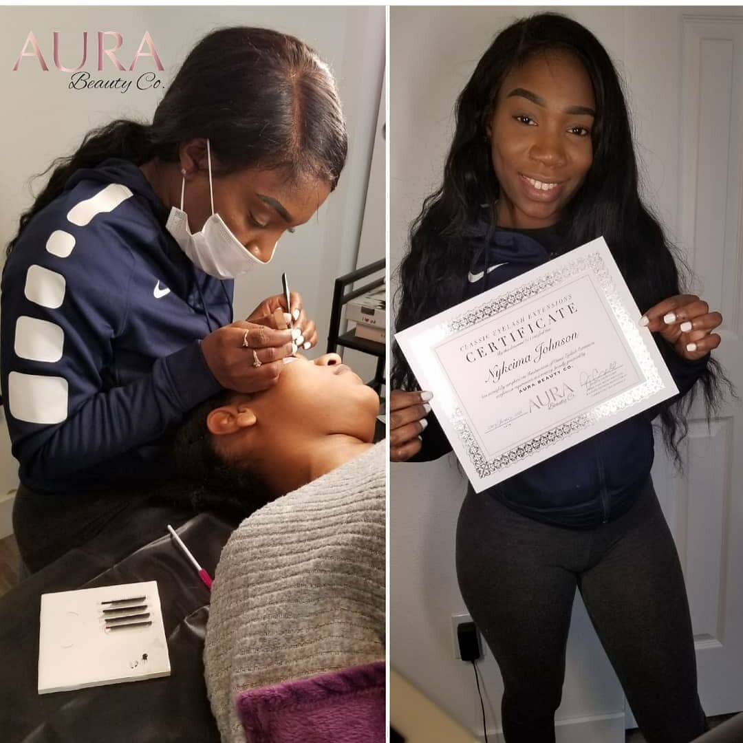 My students are 🔥!
Next lash courses are February 13th.
Beginner as well as Advanced Mega Volume courses!
Take $200 off February 13th classes using code LASHCLASS200 on our booking site. 
Course includes small group course (max 5 students), a privat