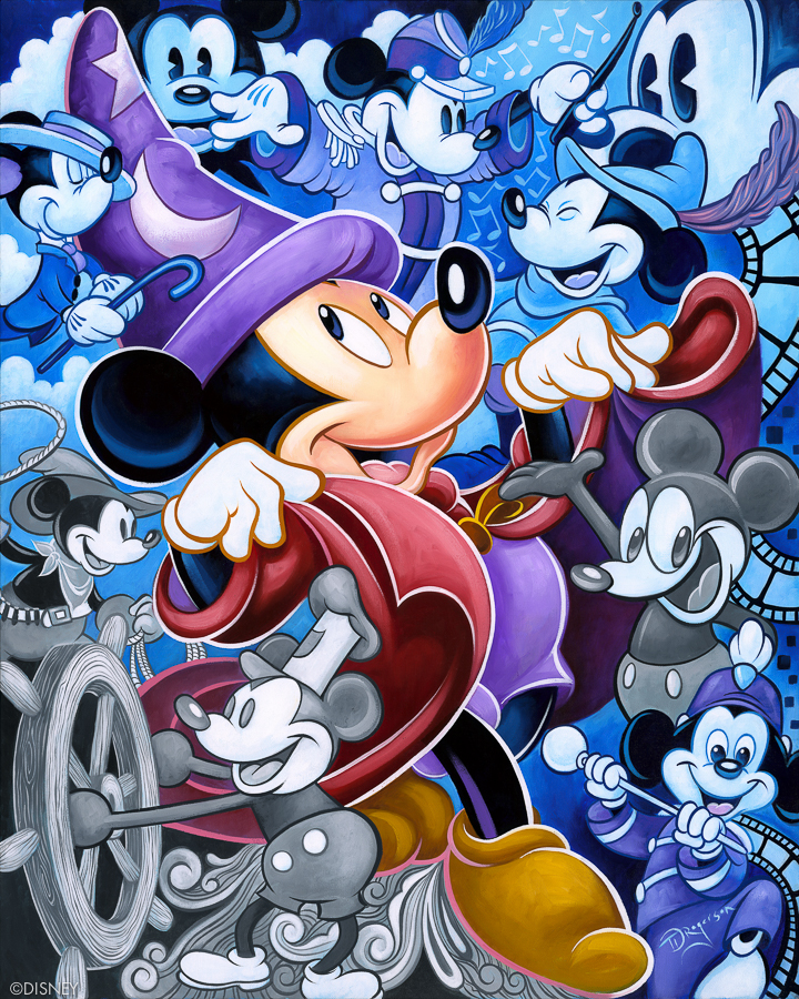 Music by Mickey - Disney Silver Series By Tim Rogerson – Disney Art On Main  Street