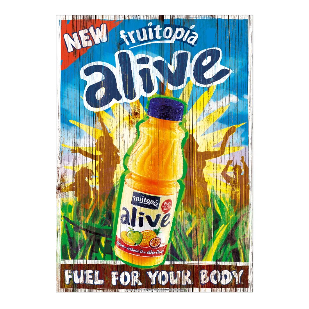 Fruitopia Alive Key Visual Concept and Finished Art