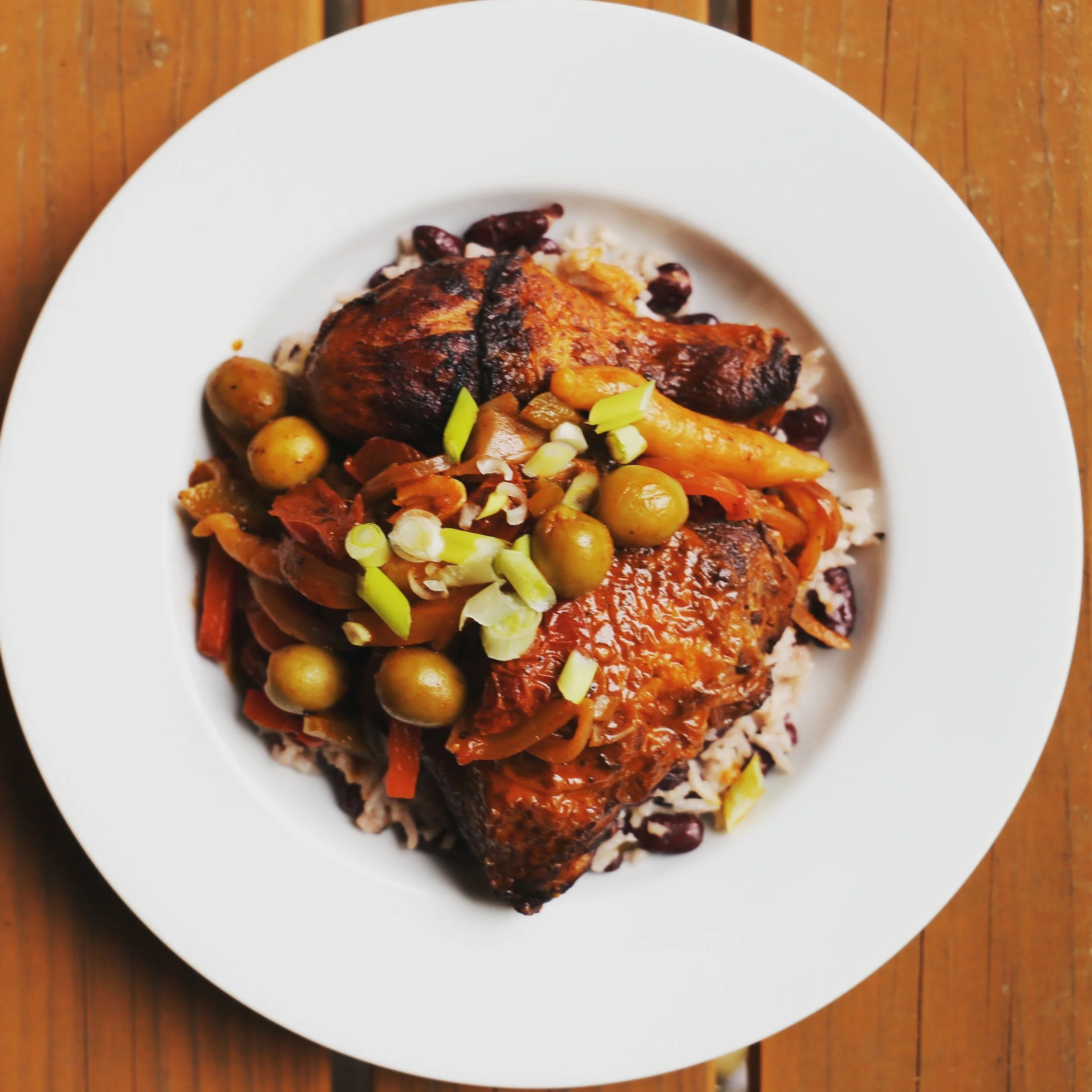 Brown Stew Chicken Cacciatore