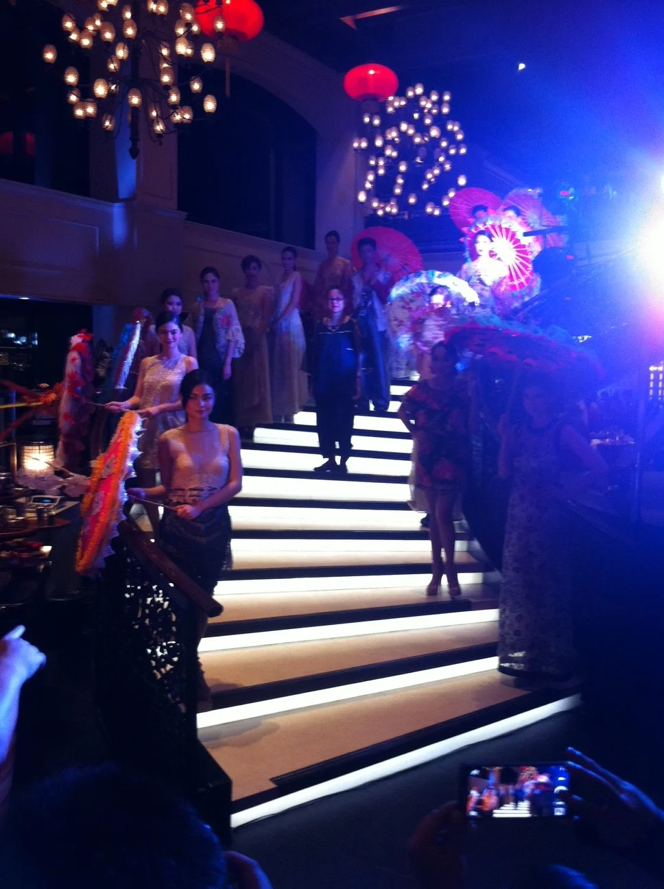 Inspired by French Chinoiserie design, "La Collection Rouge" is Patis Pamintuan Tesoro's fashion collection for Rustan's.