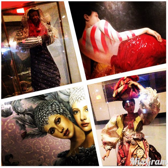 Enjoyable dinner, excellent margaritas and beautiful art at #cafemesa at #Clark, #Pampanga. On display are fabulous paintings of women and #ninaydollsbypatistesoro