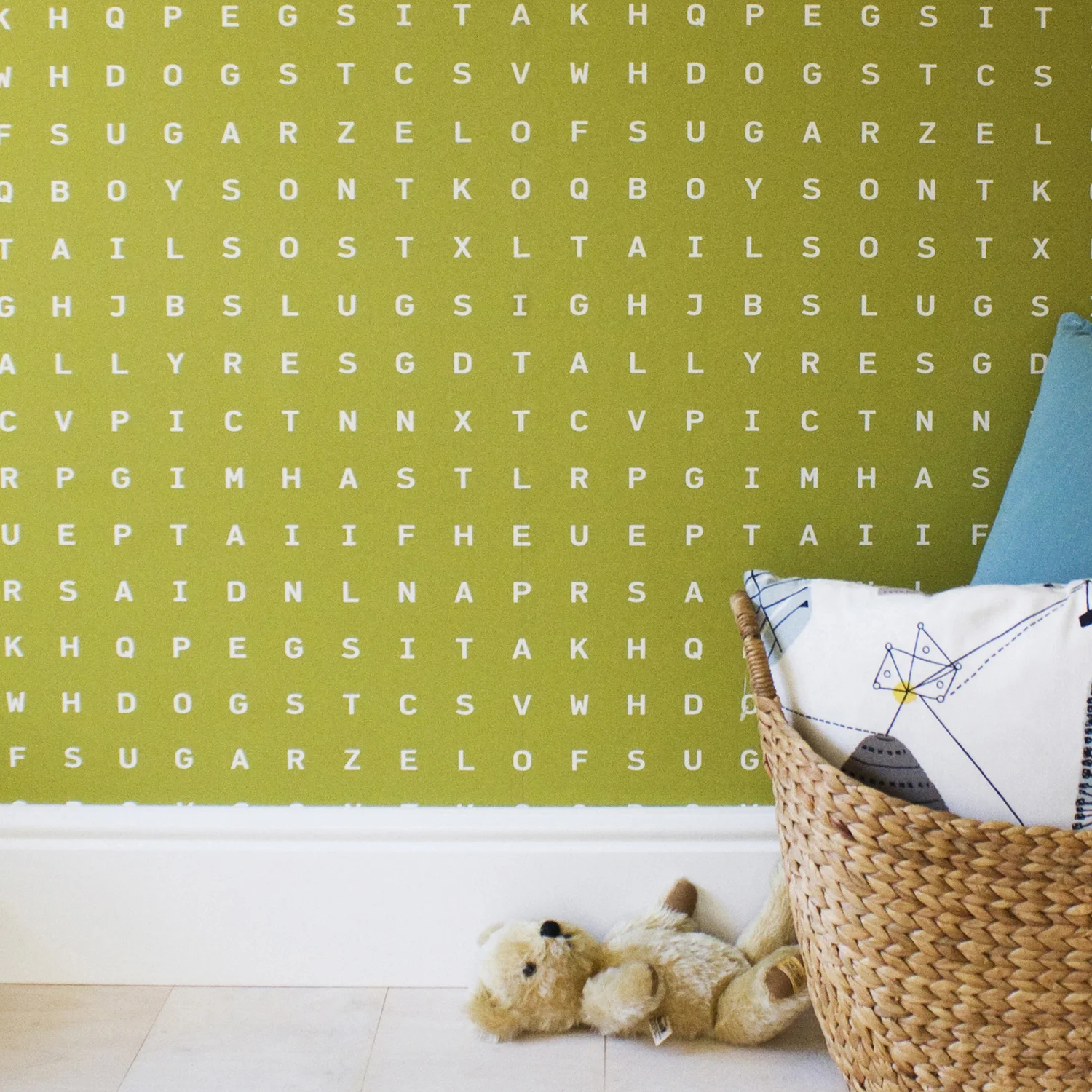 Sugar and Slugs Word Search Wallpaper - sap, shown in a nursery