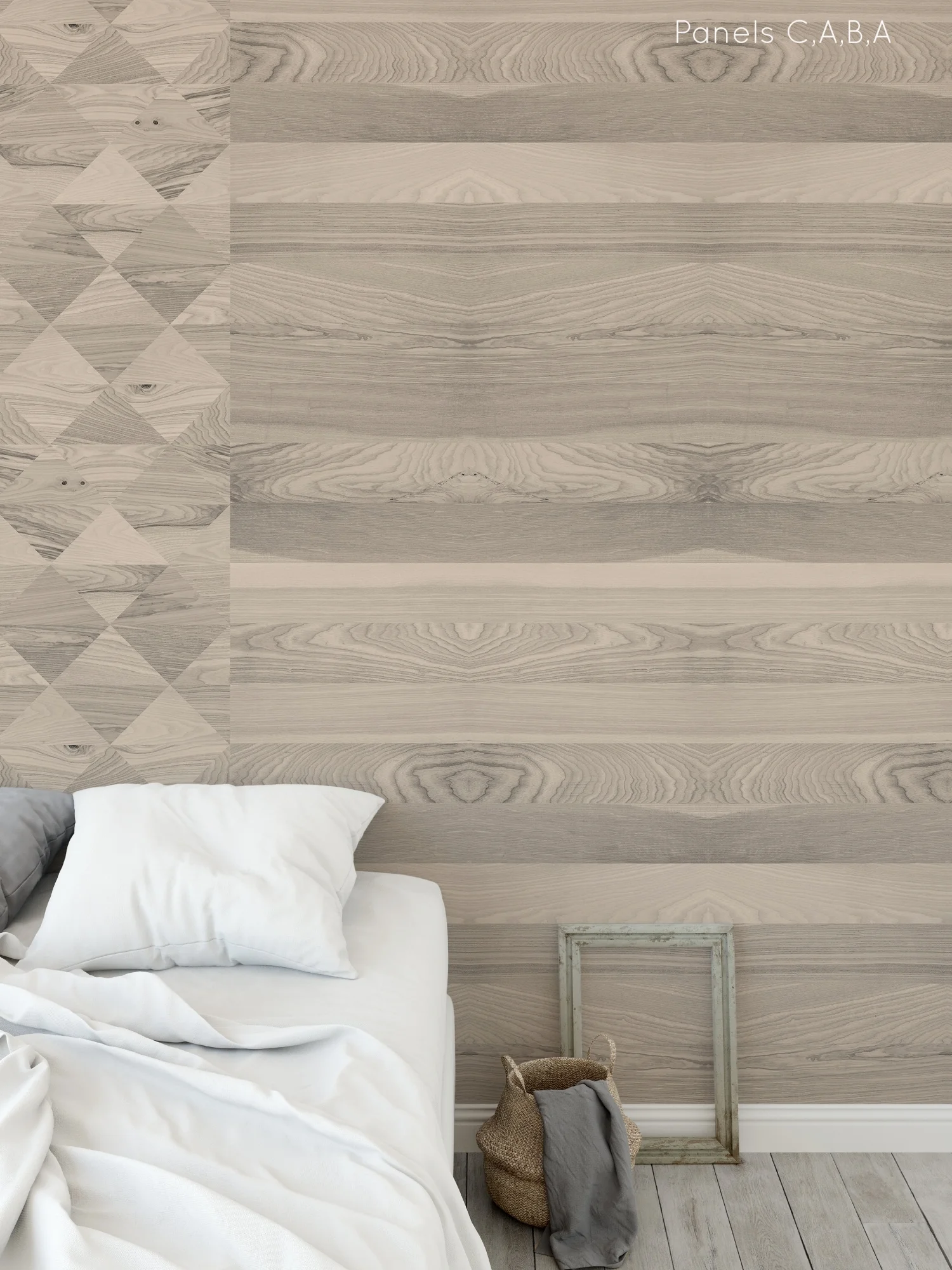 Woodsman Mix and Match Wallpapers C,A,B,A