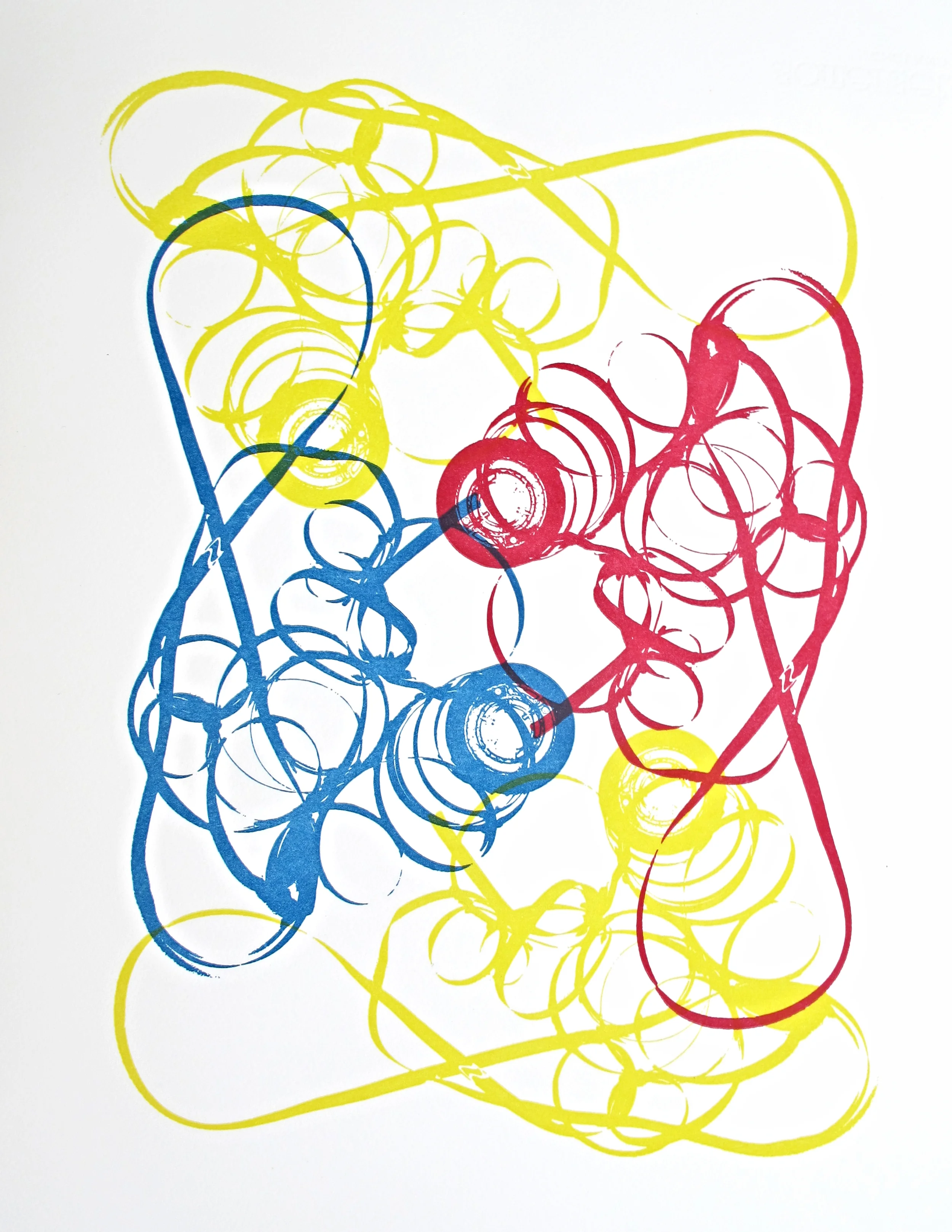 "Oil", 2015. Letterpress print on paper. 14" x 17". Edition of 30. 