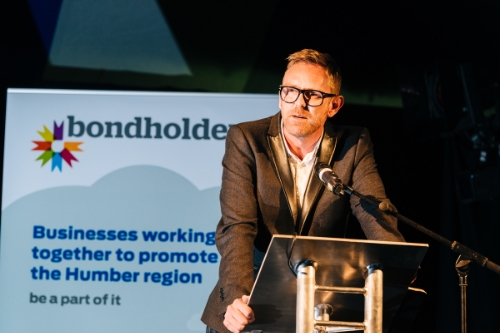 Hull City of Culture 2017 Chief Executive Martin Green speaks at a recent Bondholders breakfast meeting