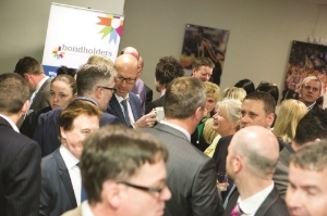 A typically well-attended Bondholders breakfast meeting
