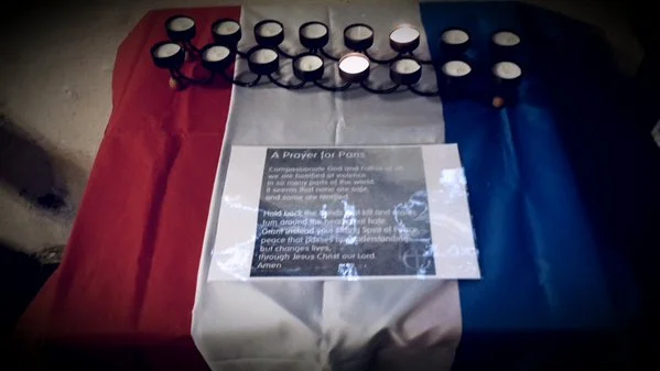 Prayers in Holy Trinity for people of Paris