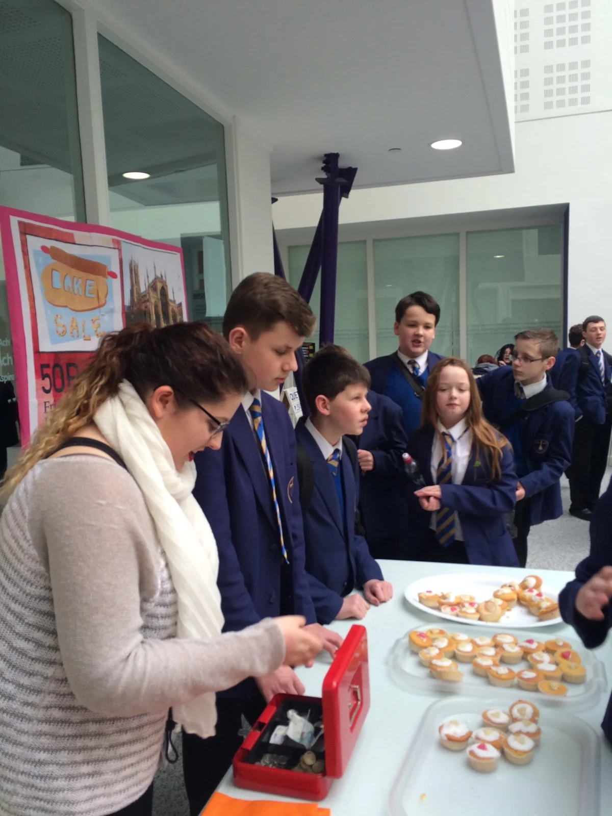 Sixth form students bake up fundraiser