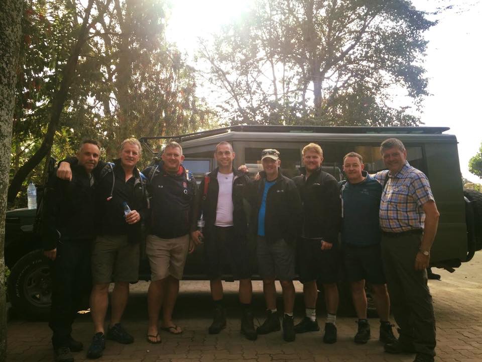 “Team Kili” who climbed Mount Kilimanjaro to raise funds for the transformation of Hull’s historic Holy Trinity Church, from left, Nick Ward, Andy Allenby, Nic Marshall, Dave Garness, Jonathan Leafe, Iain Morrison, Neil Riseham and Brian Gilliland.