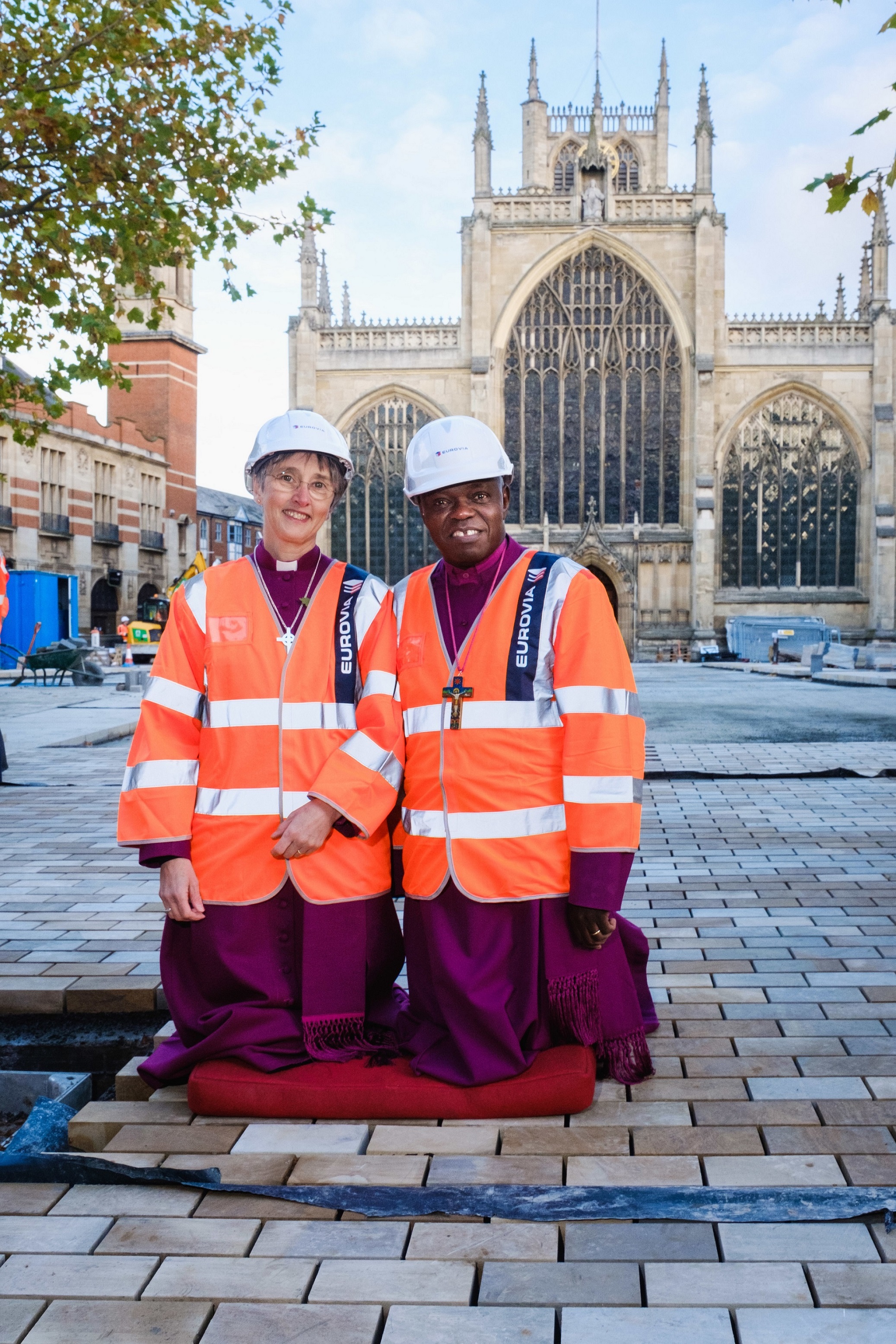 The Archbishop of York and Bishop of Hull came together to make their symbolic contribution to the transformation of Holy Trinity Church.