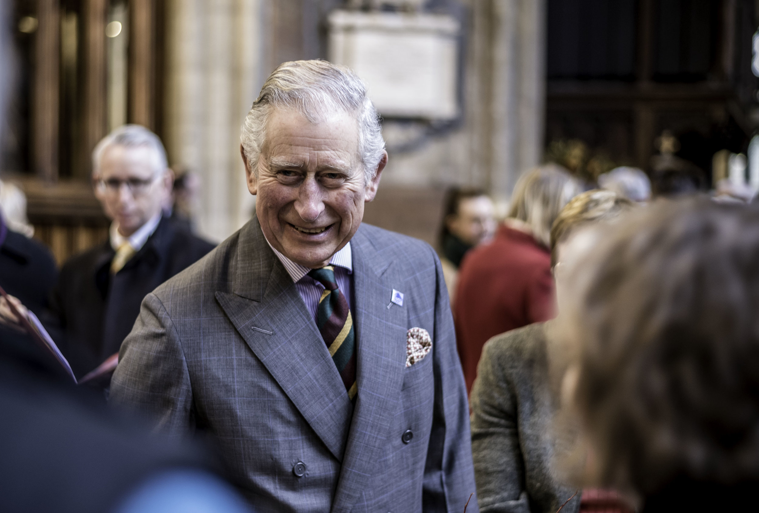HRH The Prince of Wales was an inspiring and infectious presence during his visit to Holy Trinity.