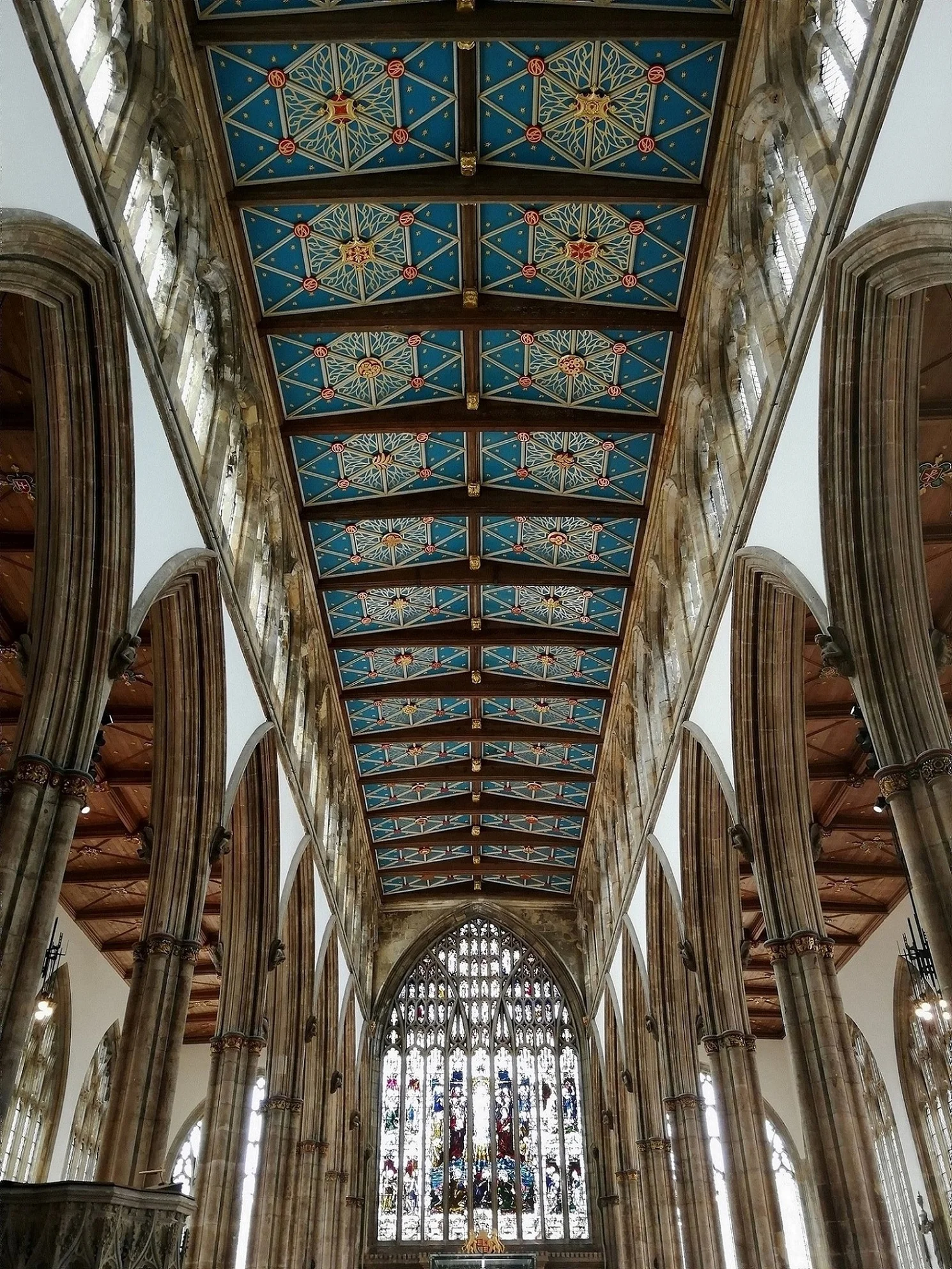 The beautiful Nave roof at Hull Minster, part of the ancient church’s rich heritage.