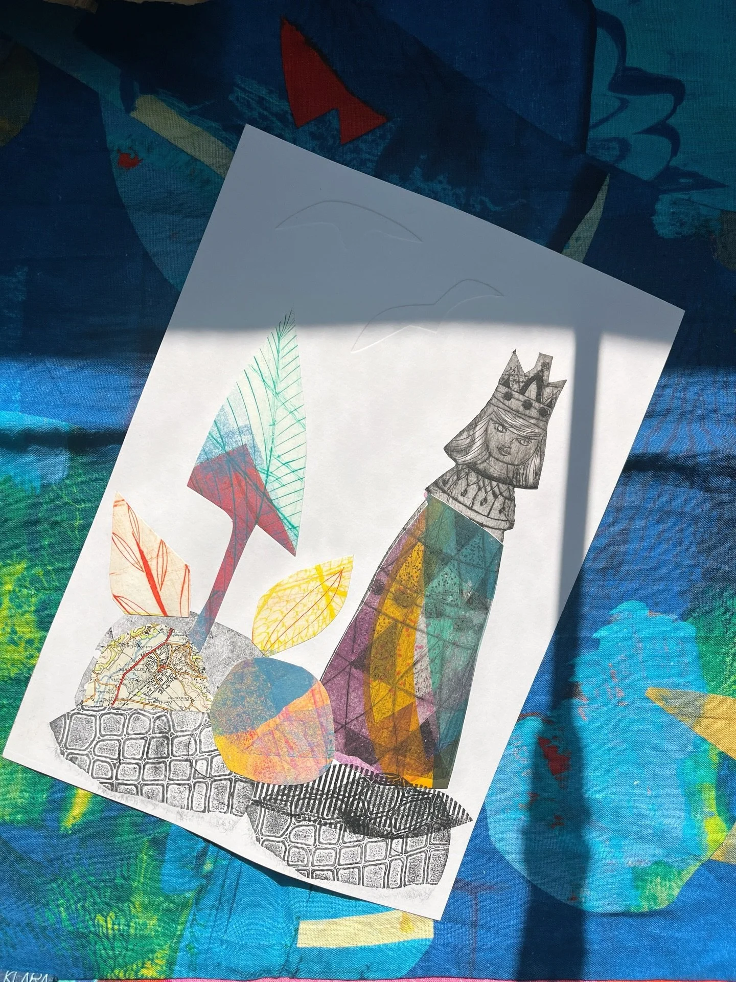 The sun is shining on my queen! ☀️

&bull; I&rsquo;ve been predominantly abstract in my art practice but this was a lovely challenge. It still has the #so_klara signature and I&rsquo;m open to exploring the territory of figurative and still life styl