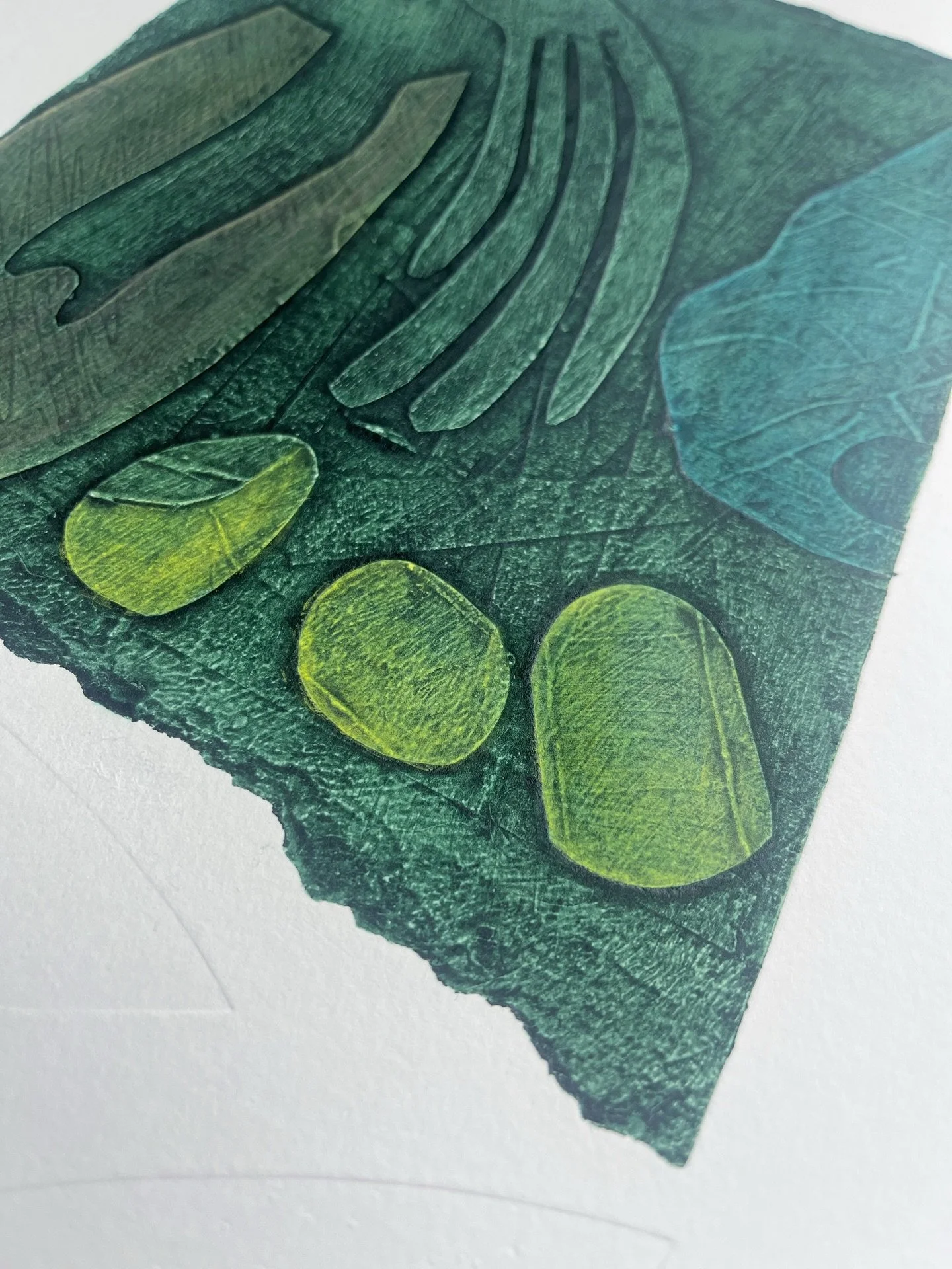 Adding delicate details to my new mono-prints

#mixedmediaartist #colourinspiration #journeythroughcolour #collagraph #fineartpractice
