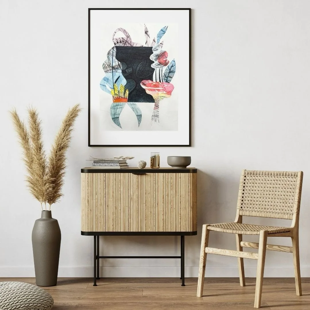 ALBERO Mixed Media Printmaking Collage

#curatedspaces #artforinteriors #collectedinteriors #interiorcuration #statementart