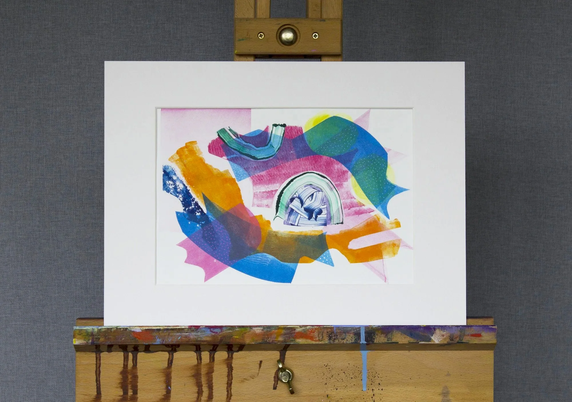 WHEN WE USED TO PLAY Mono Print