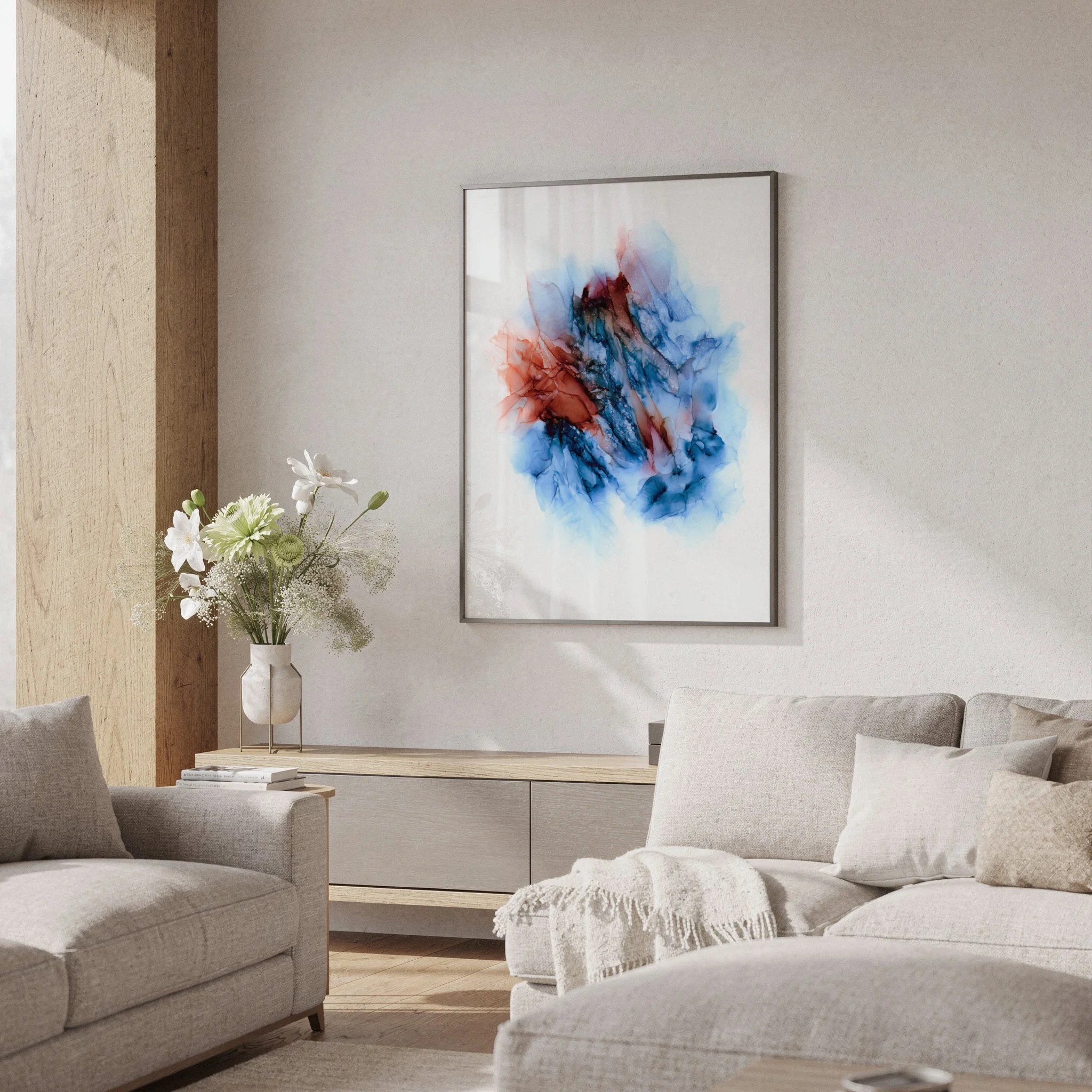 ByTheRiverSheLay_Brown_SO_KLARA_Art_LivingRoom.jpg