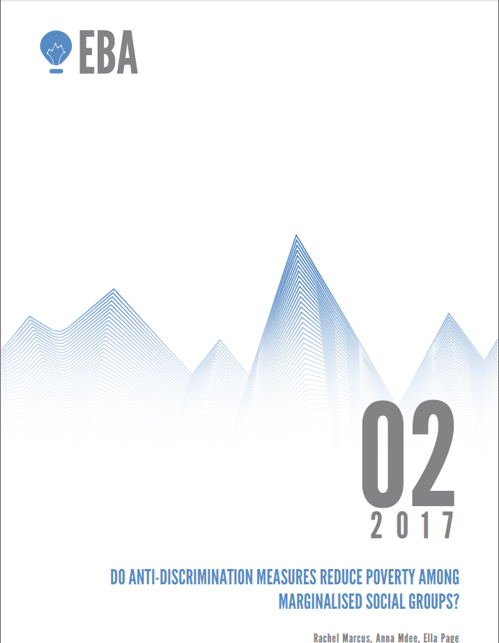 Do Anti-Discrimination Measures Reduce Poverty Among Marginalised Social Groups?