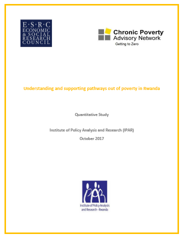 Understanding and supporting sustained pathways out of extreme poverty and deprivation - Rwanda Quantitative Study