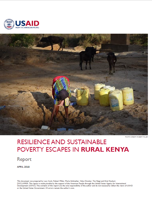 RESILIENCE AND SUSTAINABLE POVERTY ESCAPES IN RURAL KENYA - Country Report