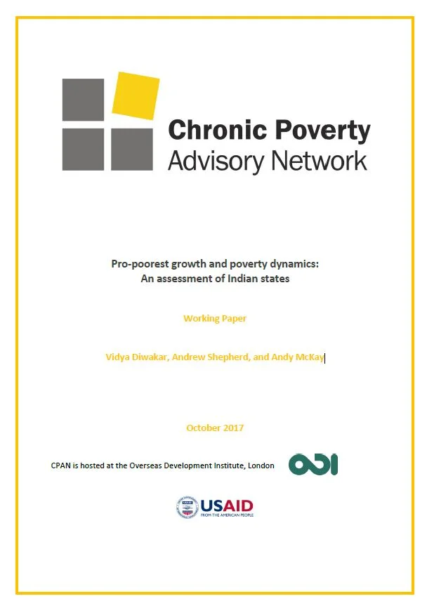 Pro-poorest growth and poverty dynamics: An assessment of Indian states