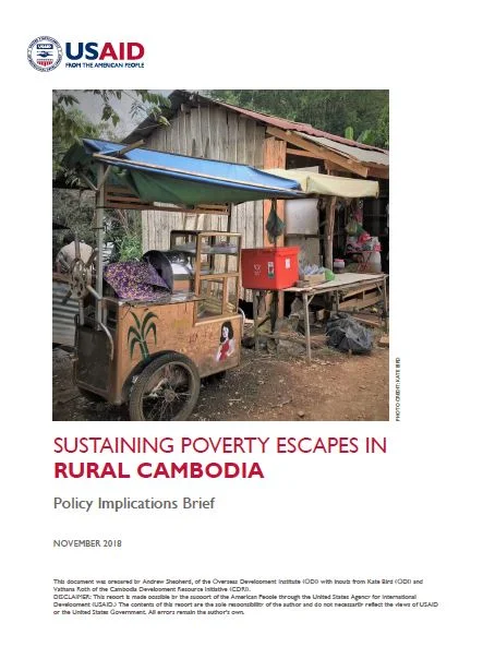 Sustained poverty escapes in rural Cambodia: Policy Implication Brief 