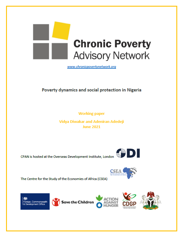 Poverty dynamics and social protection in Nigeria