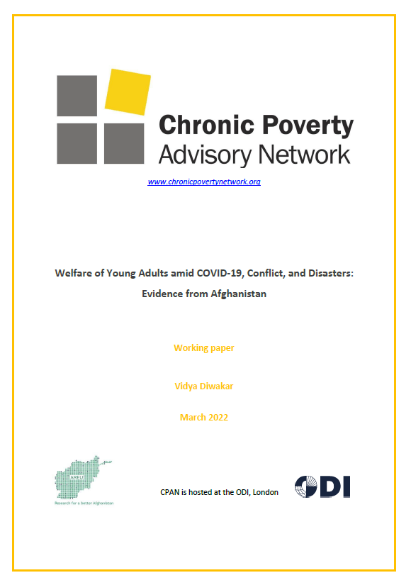 Welfare of Young Adults amid COVID-19, Conflict, and Disasters: Evidence from Afghanistan