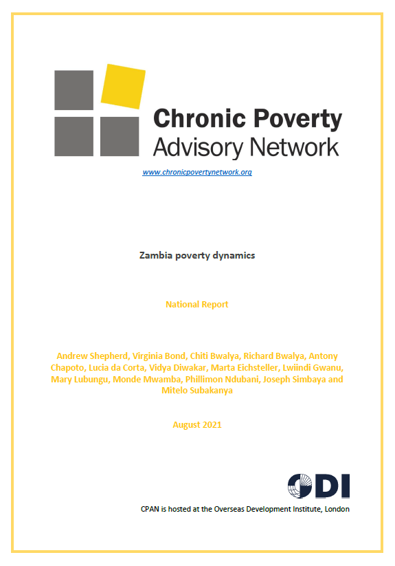 Poverty Dynamics in Zambia — Chronic Poverty Advisory Network