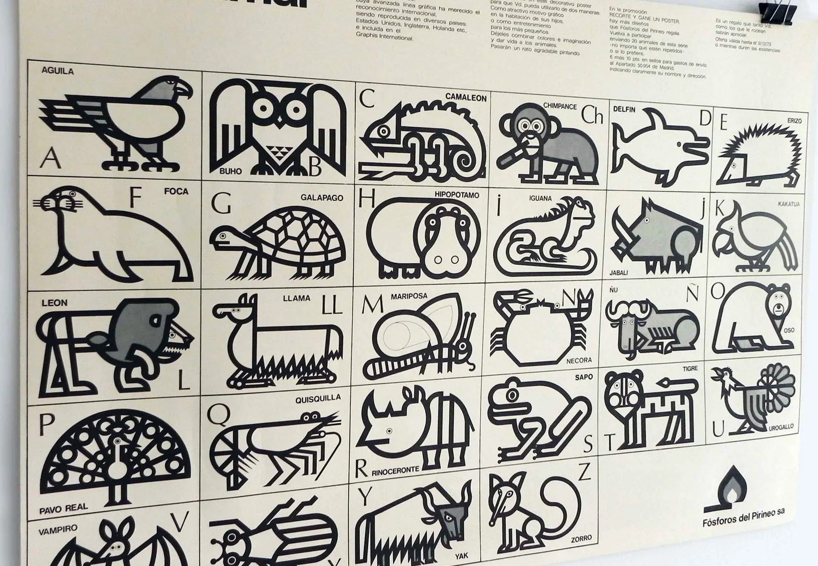Serie Alfabeto Animal, Cruz Novillo