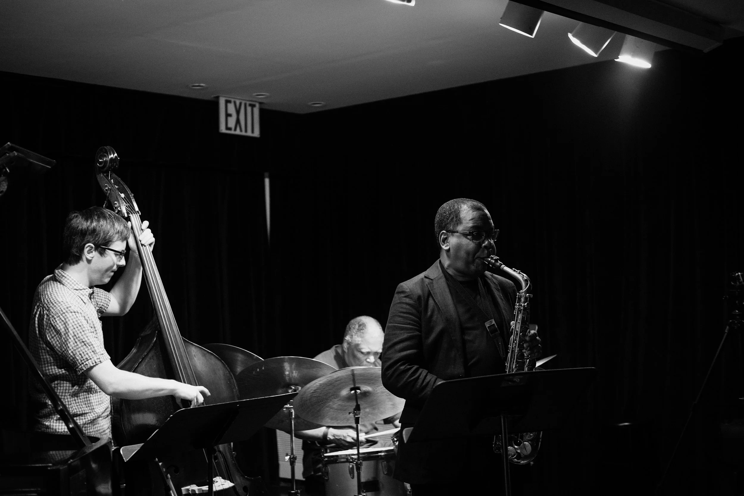 With the great Billy Hart and Thomas Morgan
