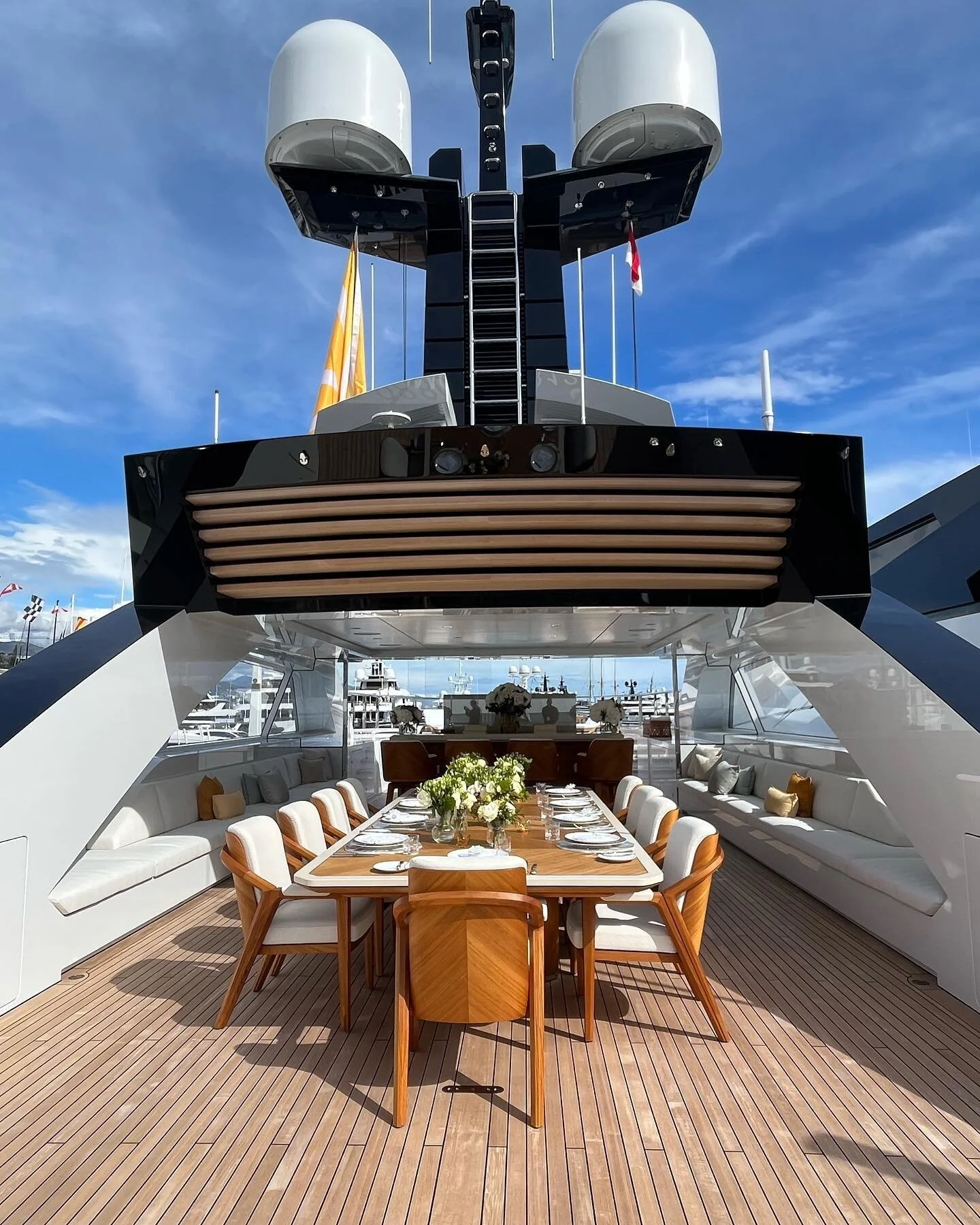 An interesting few days learning about super yacht design (proving one is never too old to learn)! Thank you to Ferguson and Corinne of Torrance Yachts for their informative Yacht tours and stories of yachts past and present.  Yacht interiors, like m