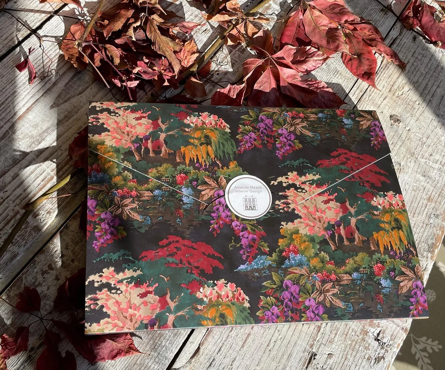 Thank you to @linwood_fabric for sponsoring our autumn PR mail out with these devine seasonal envelopes depicting their &lsquo;Moonlight Serenade&rsquo;  fabric from The Velvet Wonderland collection and &lsquo;Albertine&rsquo; from The England Garden