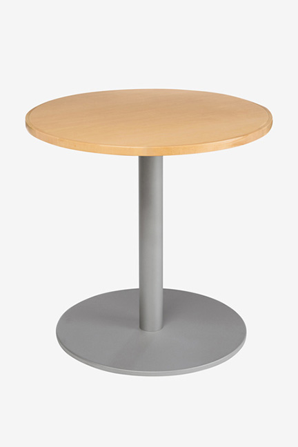 Trumpet and Disc bases offer simple classic looks for round and square top tables.