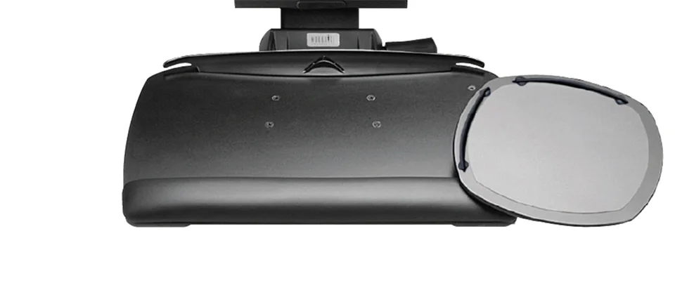 Combined with the Pinnacle 2™ arm, this is a popular solution for those who prefer to use the mouse positioned over the 10-key pad, or for users with limited reach.