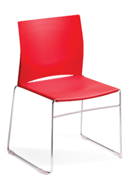 With its seat and backrest of high quality polypropylene, the multifunctional Vario chair is simple and stylish.