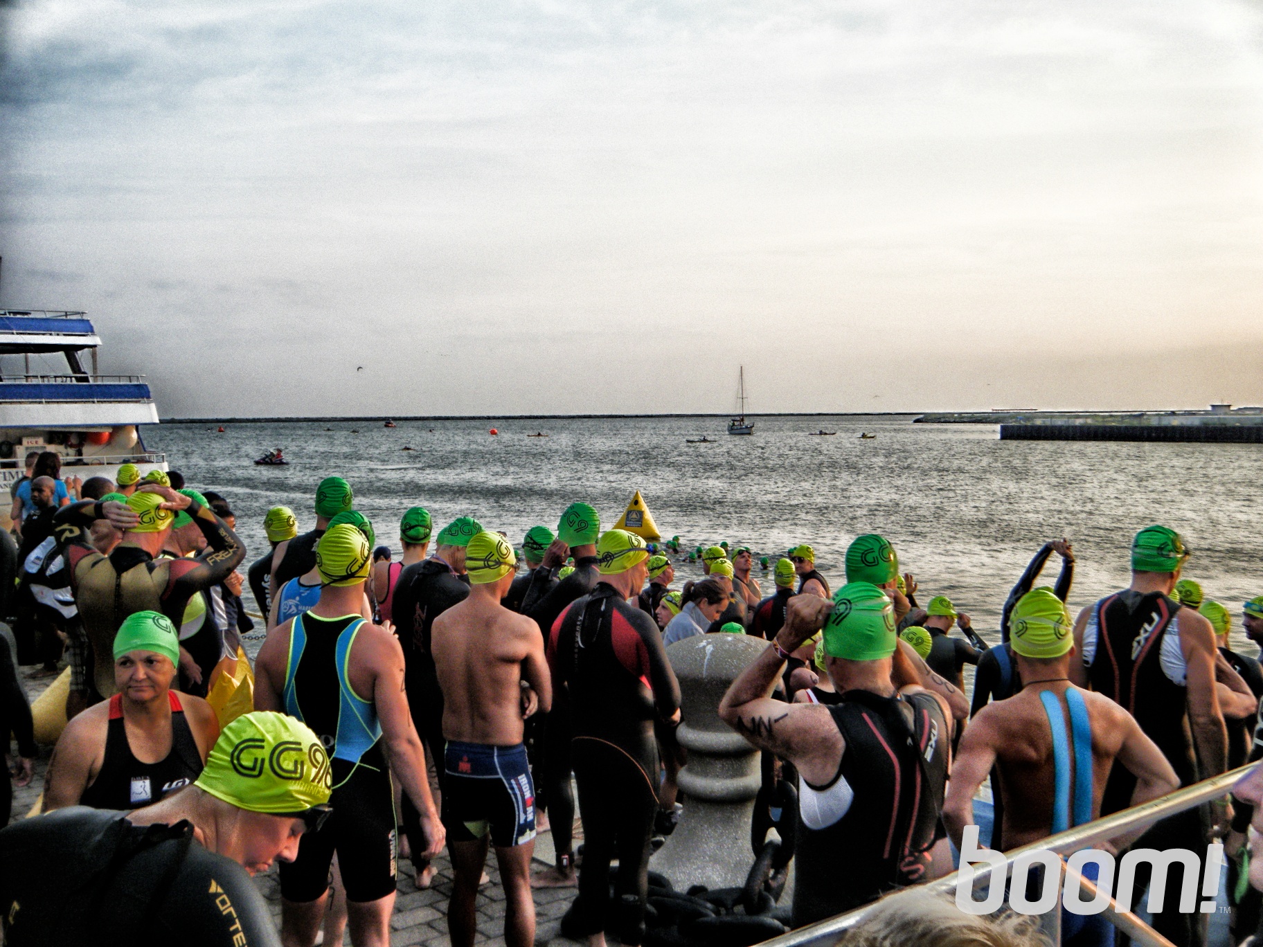 Anticipation at the swim start