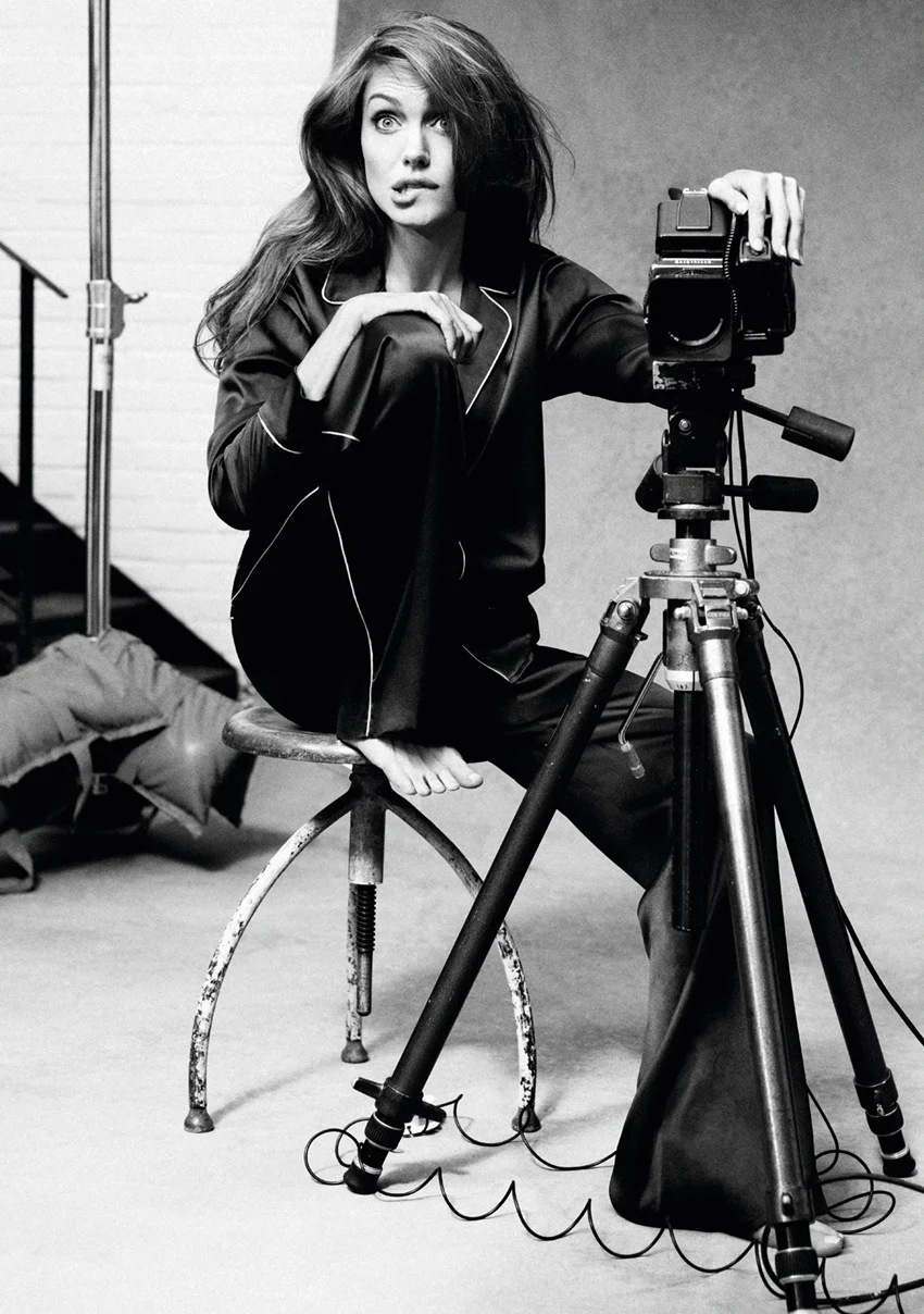 Angelina Jolie Self-portraits with a Hasselblad