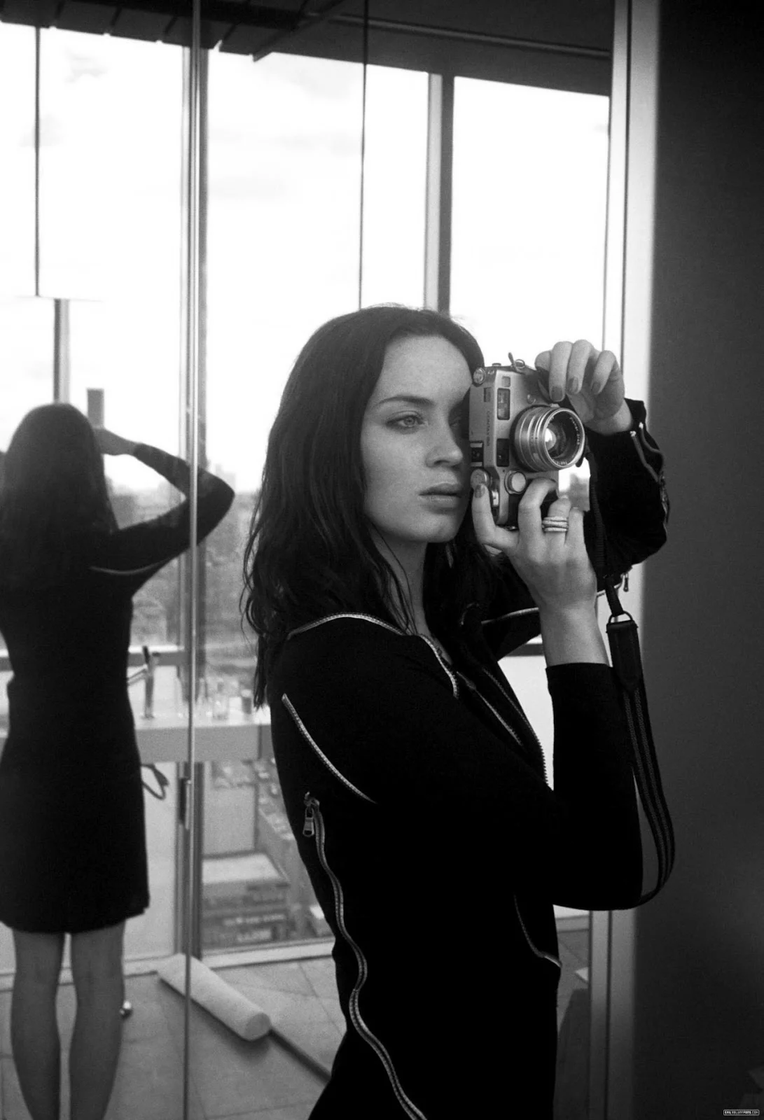 Emily Blunt with a Contax G2