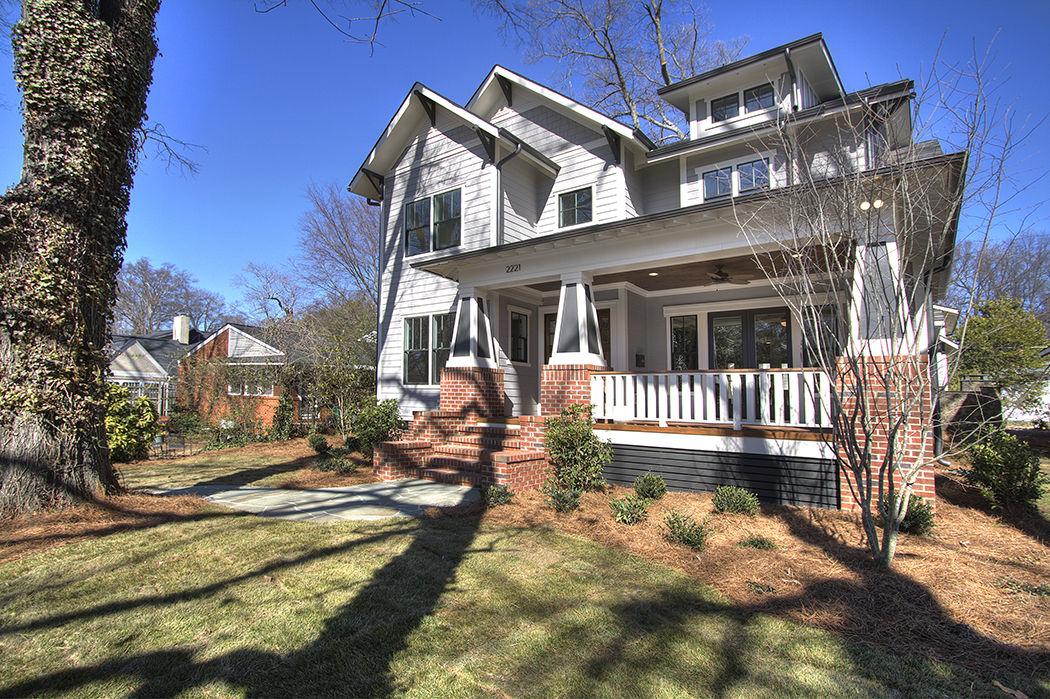 Carolina Craftsman Builders - Craftsman Eleavtion - Elizabeth Neighborhood in Charlotte.jpg