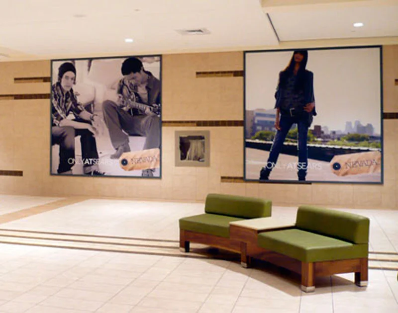 Large Format Graphics changeable by store staff ~ Sears Bramalea City Centre
