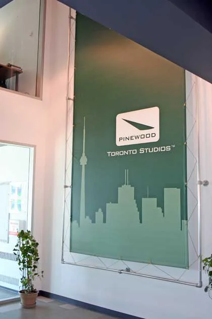 Two Storey Banner ~ Pinewood Toronto Studios