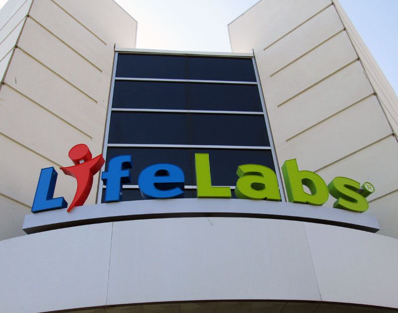 Corporate Entrance ~ LifeLabs